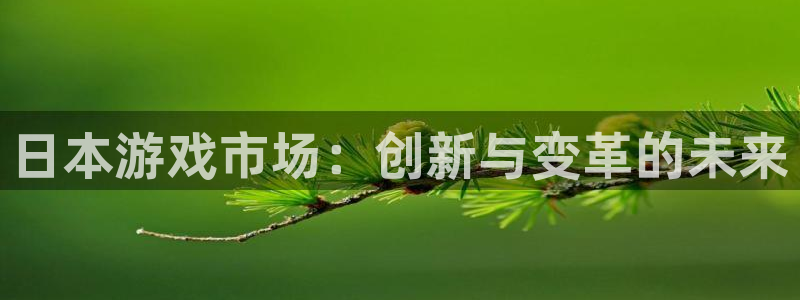 杜邦娱乐登录网址：日本游戏市场：创新与变革的未来